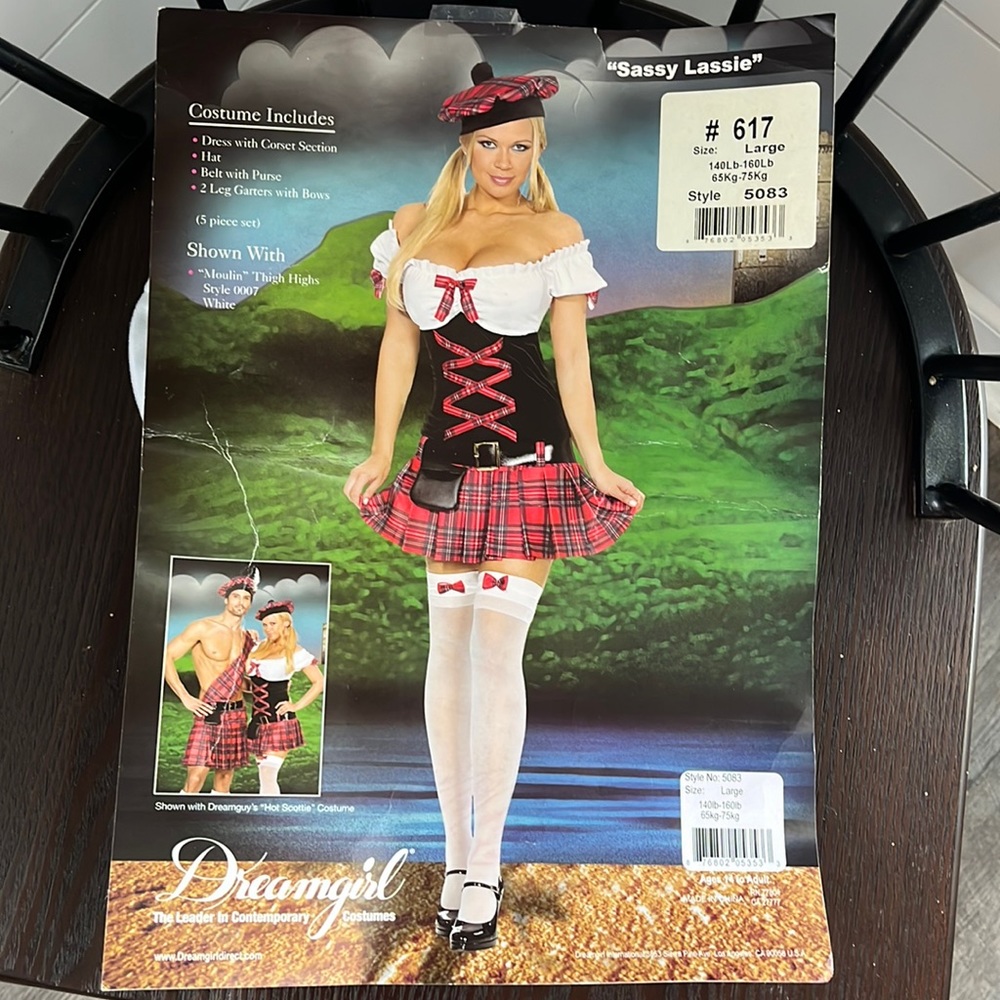 Dreamgirl Sassie Lassie Costume - Adult Large